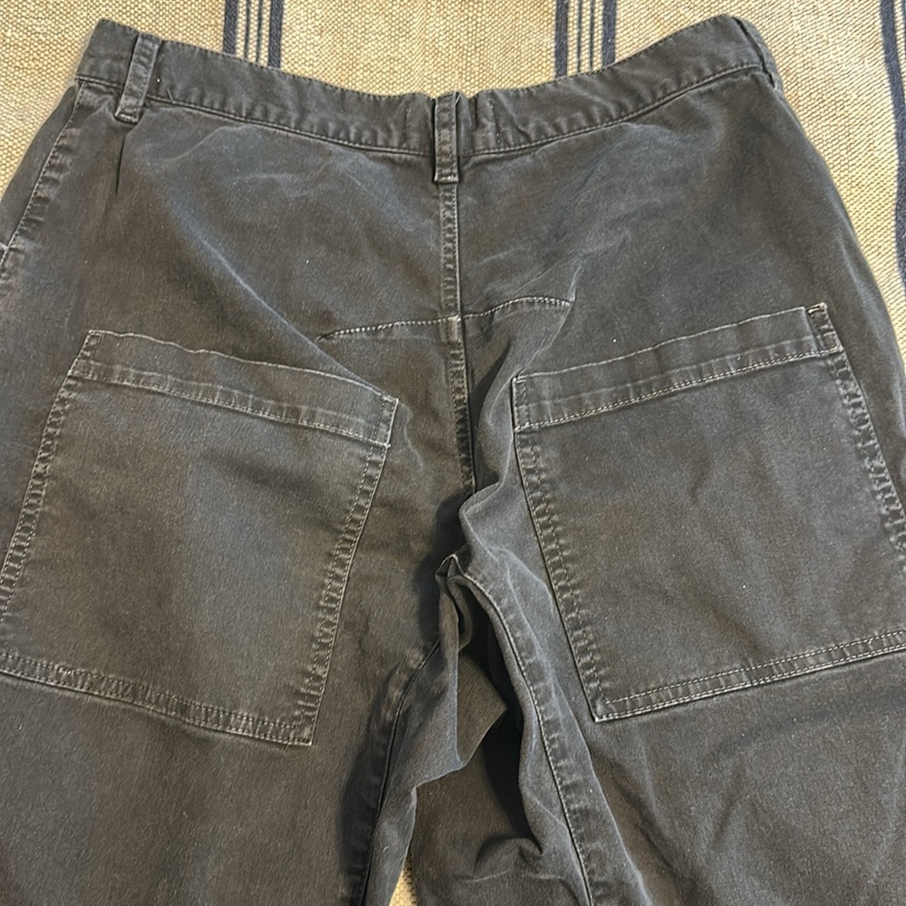Nili Lotan Shon Carbon Bow Leg Pant 2 - Picture 8 of 9